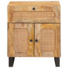Szafka Nocna Naturalny 50 x 33 x 60 cm Drewno z mango