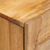 Szafka Nocna Naturalny 50 x 33 x 60 cm Drewno z mango