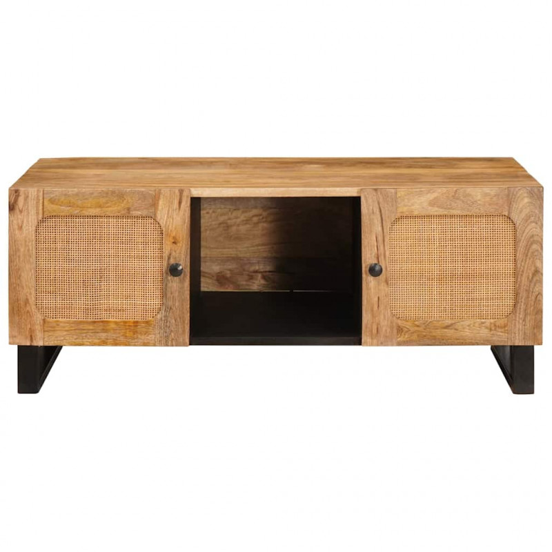 Stolik kawowy Dąb rzemieślniczy 100 x 54 x 40 cm Drewno z mango