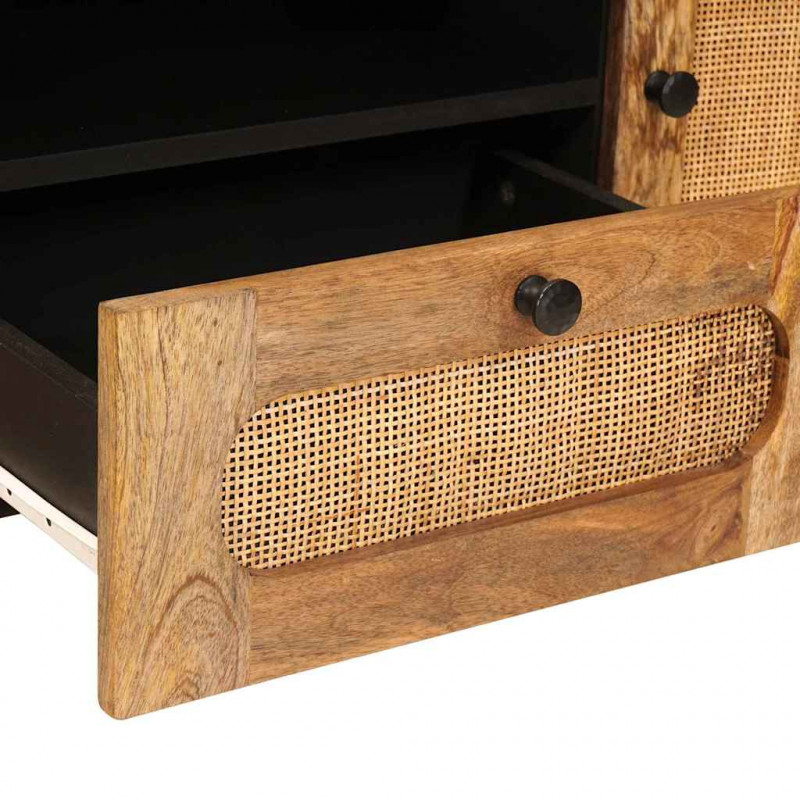 Szafka pod telewizor Brązowy 105 x 33 x 46 cm Drewno z mango