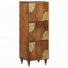 Highboard z półką Brązowy 40 x 33 x 110 cm Drewno z mango