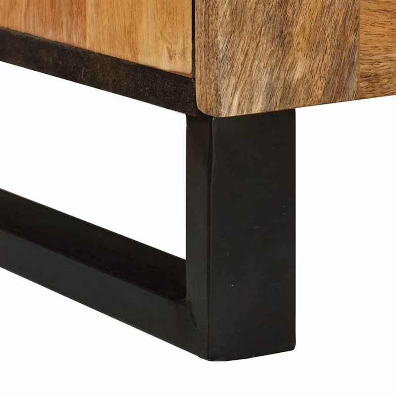 Szafka pod telewizor Brązowy 105 x 33 x 46 cm Drewno z mango