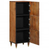 Highboard z półką Brązowy 40 x 33 x 110 cm Drewno z mango