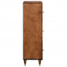 Highboard z półką Brązowy 40 x 33 x 110 cm Drewno z mango
