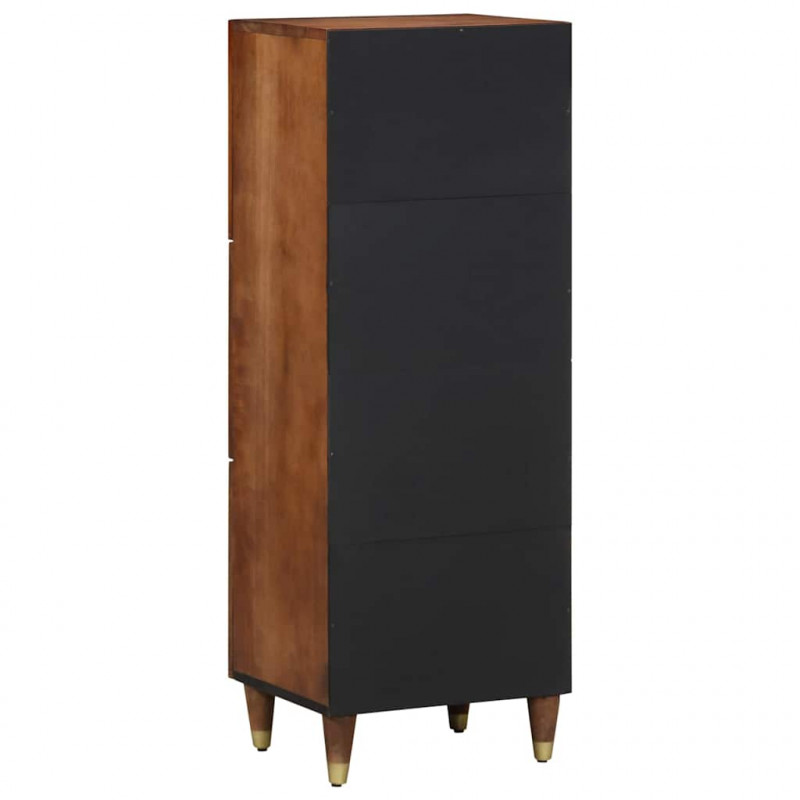 Highboard z półką Brązowy 40 x 33 x 110 cm Drewno z mango