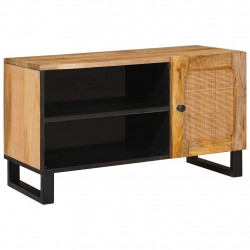Szafka pod telewizor Brązowy 80 x 33 x 46 cm Drewno z mango