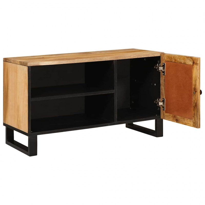 Szafka pod telewizor Brązowy 80 x 33 x 46 cm Drewno z mango