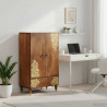 Highboard z szufladą Brązowy 60 x 33 x 100 cm Drewno z mango