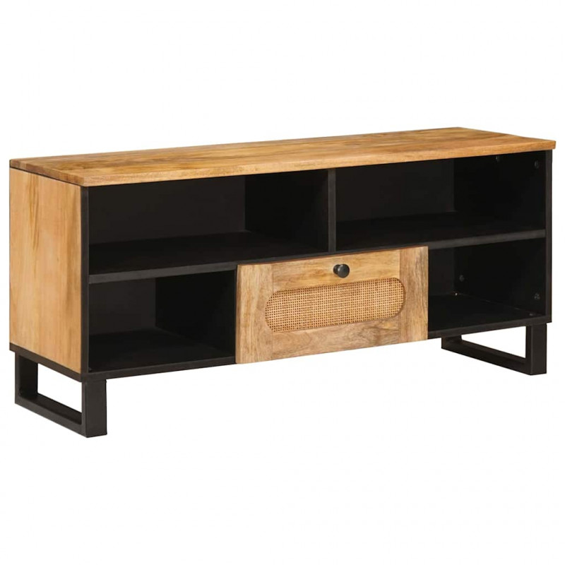 Szafka pod telewizor Brązowy 100 x 33 x 46 cm Drewno z mango