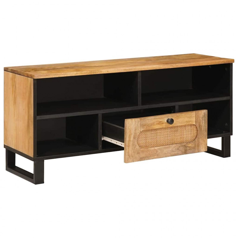 Szafka pod telewizor Brązowy 100 x 33 x 46 cm Drewno z mango