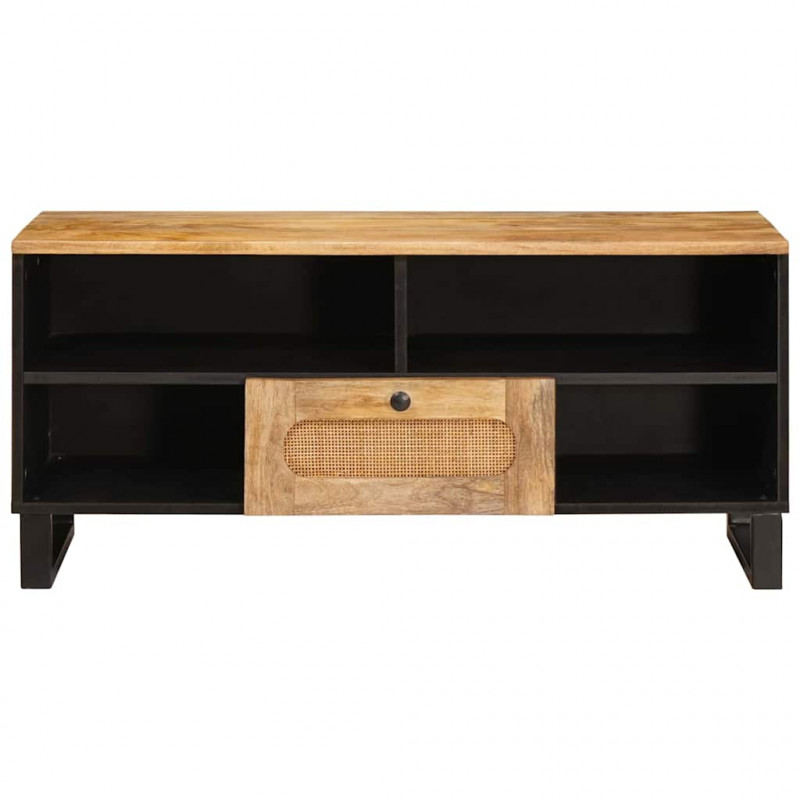 Szafka pod telewizor Brązowy 100 x 33 x 46 cm Drewno z mango