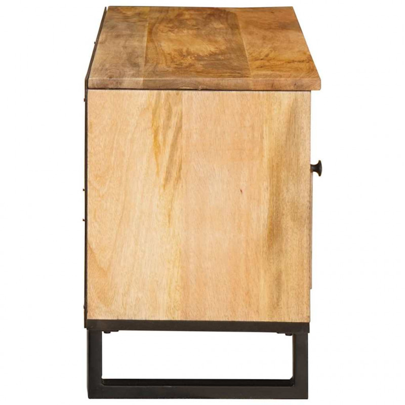 Szafka pod telewizor Brązowy 100 x 33 x 46 cm Drewno z mango