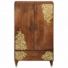 Highboard z szufladą Brązowy 60 x 33 x 100 cm Drewno z mango