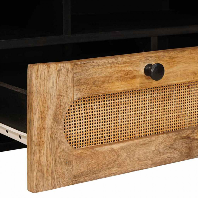 Szafka pod telewizor Brązowy 100 x 33 x 46 cm Drewno z mango