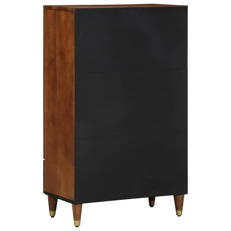 Highboard z szufladą Brązowy 60 x 33 x 100 cm Drewno z mango