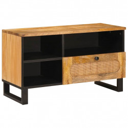 Szafka pod telewizor Brązowy 80 x 33 x 46 cm Drewno z mango