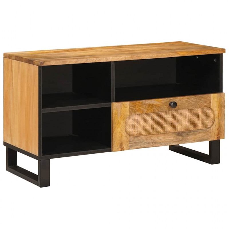 Szafka pod telewizor Brązowy 80 x 33 x 46 cm Drewno z mango
