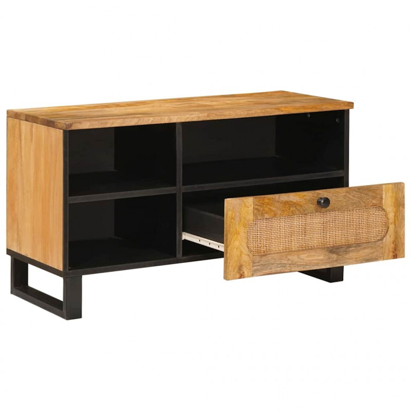 Szafka pod telewizor Brązowy 80 x 33 x 46 cm Drewno z mango