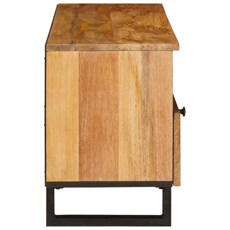 Szafka pod telewizor Brązowy 100 x 33 x 46 cm Drewno z mango