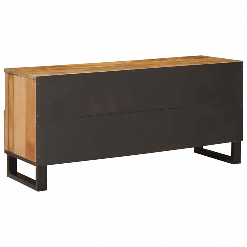 Szafka pod telewizor Brązowy 100 x 33 x 46 cm Drewno z mango