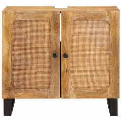 Szafka pod umywalkę Brązowy 62 x 33 x 58 cm Drewno z mango