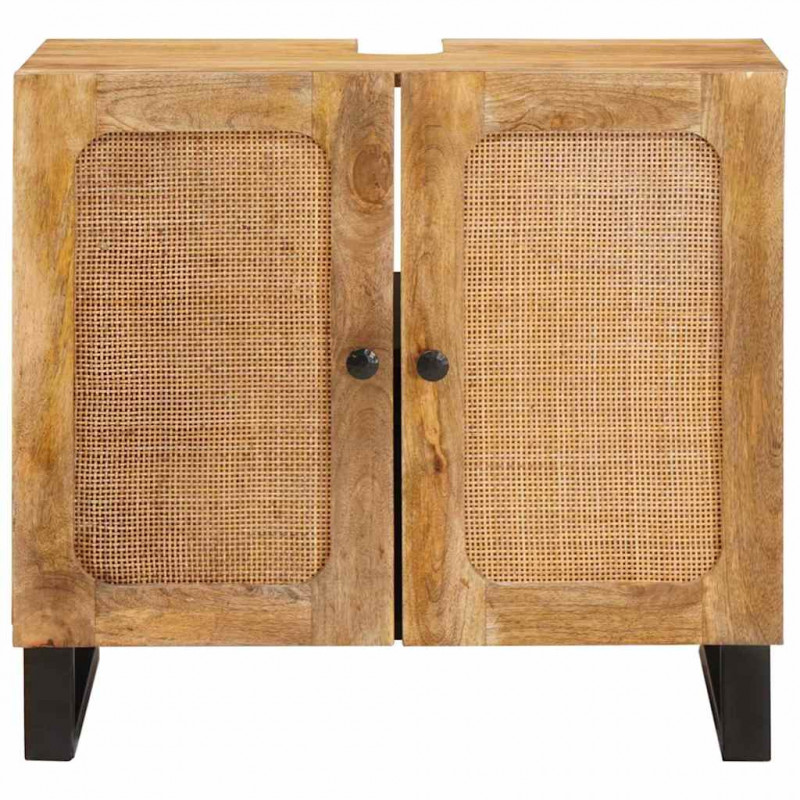 Szafka pod umywalkę Brązowy 62 x 33 x 58 cm Drewno z mango