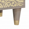 Szafka nocna z drzwiami 2 pcs Szary 40 x 33 x 46 cm