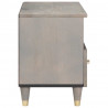 Szafka pod telewizor Szary 70 x 33 x 46 cm Drewno z mango