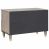 Szafka pod telewizor Szary 70 x 33 x 46 cm Drewno z mango