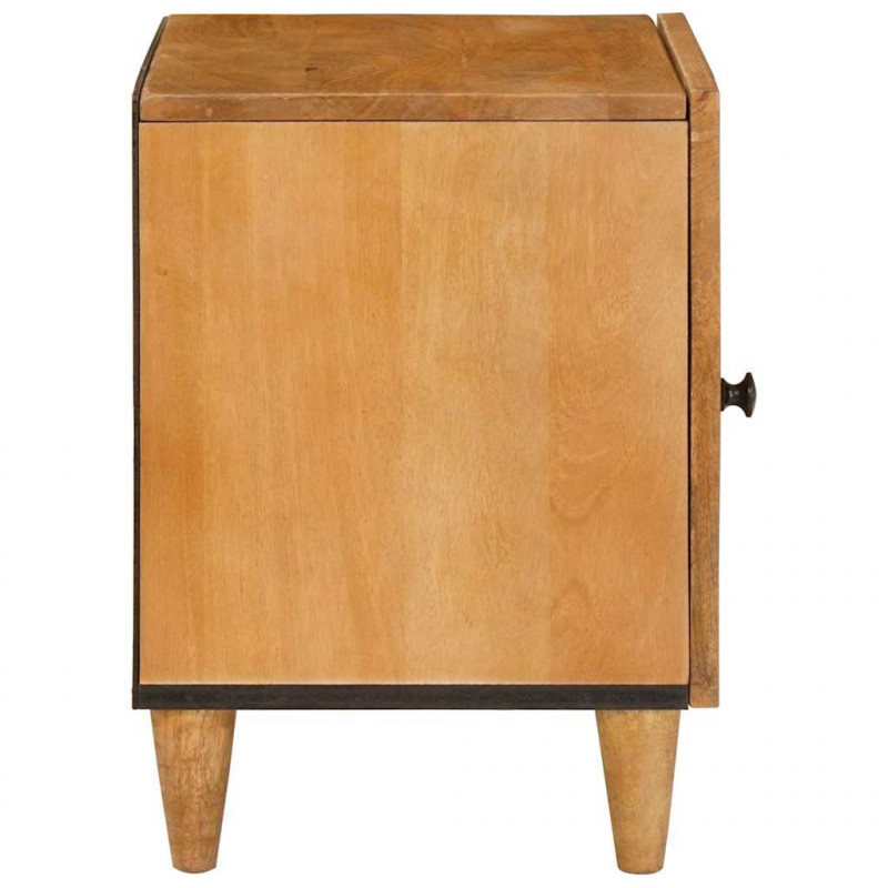 Szafka Nocna Jasny Brąz 40 x 33 x 46 cm Lite drewno akacjowe