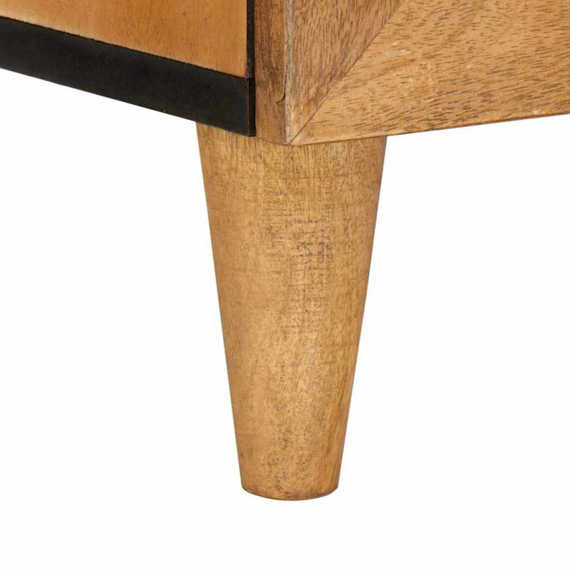 Szafka Nocna 2 pcs Jasny Brąz 40 x 33 x 46 cm
