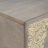 Stolik kawowy Szary 100 x 54 x 40 cm Drewno z mango