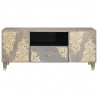 Szafka pod telewizor Szary 105 x 33 x 46 cm Drewno z mango