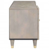 Szafka pod telewizor Szary 105 x 33 x 46 cm Drewno z mango