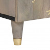 Szafka pod telewizor Szary 105 x 33 x 46 cm Drewno z mango
