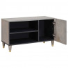Szafka pod telewizor Szary 80 x 33 x 46 cm Drewno z mango