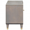 Szafka pod telewizor Szary 80 x 33 x 46 cm Drewno z mango