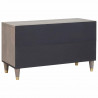 Szafka pod telewizor Szary 80 x 33 x 46 cm Drewno z mango