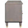 Szafka pod telewizor Szary 100 x 33 x 46 cm Drewno z mango