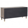Szafka pod telewizor Szary 100 x 33 x 46 cm Drewno z mango
