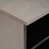 Szafka pod telewizor Szary 100 x 33 x 46 cm Drewno z mango