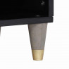 Szafka pod telewizor Szary 100 x 33 x 46 cm Drewno z mango