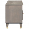 Szafka pod telewizor Szary 80 x 33 x 46 cm Drewno z mango