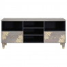 Szafka pod telewizor Szary 100 x 33 x 46 cm Drewno z mango