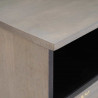 Szafka pod telewizor Szary 100 x 33 x 46 cm Drewno z mango