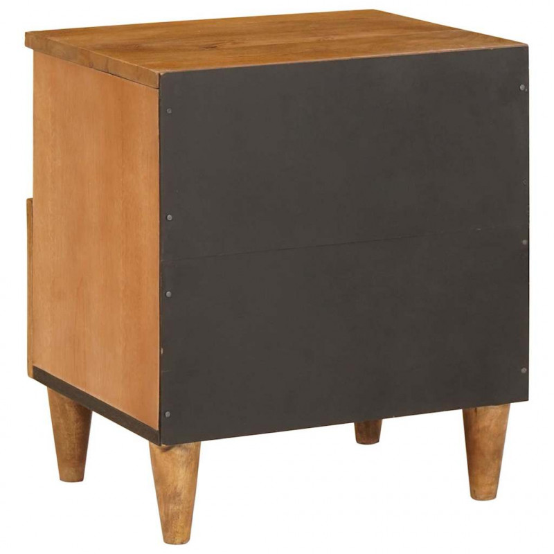 Szafka Nocna z szufladą 2 pcs Jasny Brąz 40 x 33 x 46 cm