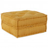 Modułowa sofa, żółty, 70x70x36, tkanina