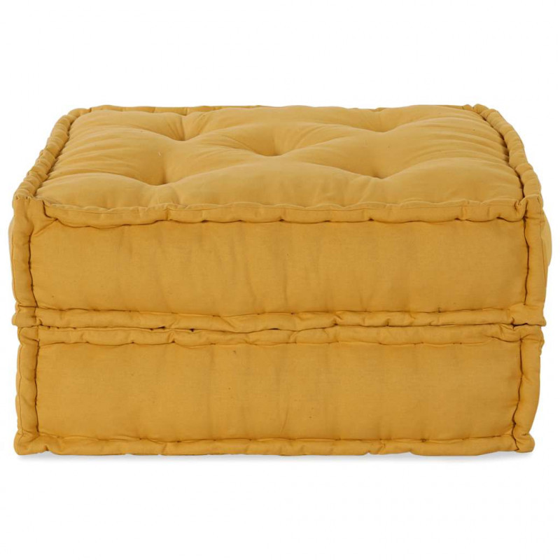Modułowa sofa, żółty, 70x70x36, tkanina