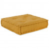 Modułowa sofa, żółty, 70x70x36, tkanina