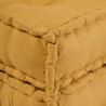 Modułowa sofa, żółty, 70x70x36, tkanina